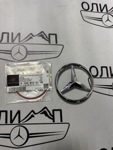 Эмблема на крышку багажника на Mercedes GL GLS x166 хром